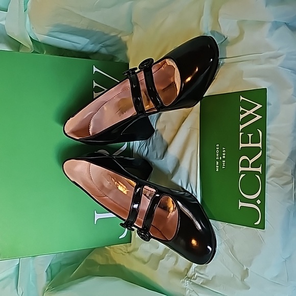 J. Crew spazzolato leather Mary Jane double strap Maisie pump - Picture 3 of 11